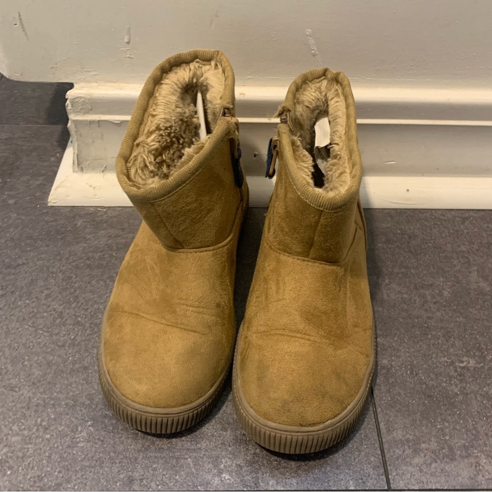Cat & Jack Zipper Winter Shearling Insulated Boots